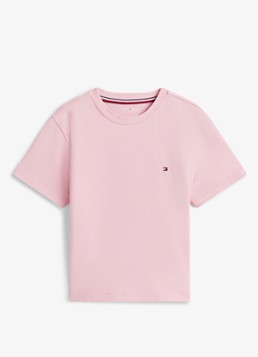 Tommy Hilfiger Pyjamabroek met streepprint en logoband in de kleur Donkerblauw