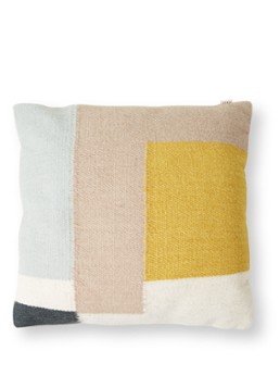 Ferm LIVING Kelim sierkussen 50 x 50 cm Geel - Deal