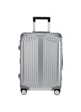 Samsonite koffer Lite-Box Alu spinner 55 cm Zilver - Deal