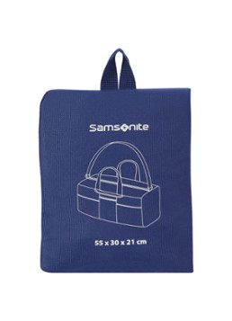 Samsonite Heren Opvouwbare weekendtas met afneembare schouderriem in de kleur Blauw