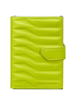 Samsonite Dames Proxis pasjeshouder van leer in de kleur Lime