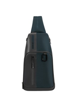 Samsonite Heren Biz2Go M crossbodytas in de kleur Donkerblauw