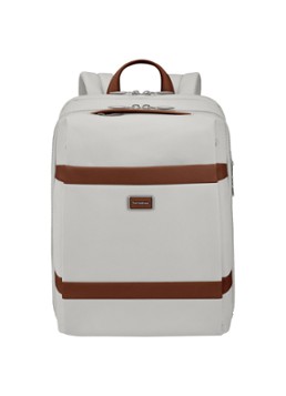 Samsonite Dames Image Biz rugzak met 14.1 inch laptopvak in de kleur Ivory