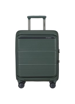 Samsonite koffer Paralux vergrootbare spinner 55 cm Olijfgroen - Deal