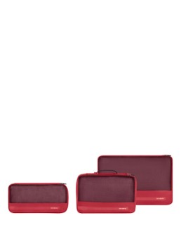 Samsonite TA Revolution koffer organizer set van 3 Rood - Deal