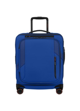 Samsonite koffer Glazed vergrootbare spinner 55 cm Kobaltblauw - Deal