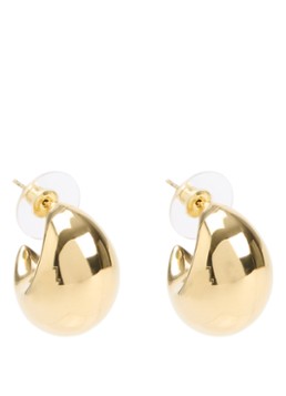 Camps & Camps Dames Plain oorringen verguld in de kleur Goud, maat: 1sz