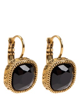 Camps & Camps Dames Oorhangers met Swarovski kristal verguld