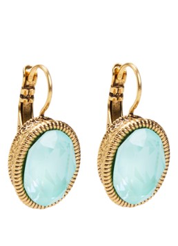 Camps & Camps Dames Oorhangers met Swarovski kristal verguld