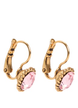 Camps & Camps Dames Oorhangers met Swarovski kristal verguld