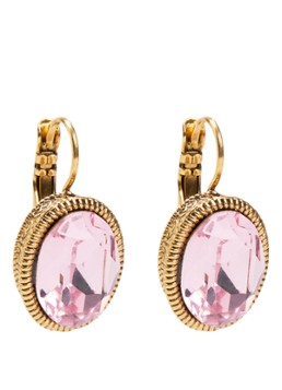 Camps & Camps Dames Oorhangers met Swarovski kristal verguld