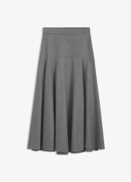 BOSS Dames Midi rok met plooien in de kleur Grijs