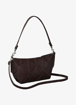 Calvin Klein Dames Schoudertas met afneembare schouderriem in de kleur Donkerbruin