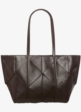 Calvin Klein Dames Shopper met gevlochten detail in de kleur Delicioso-Bal / Bruin