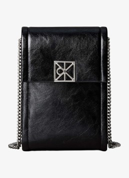 Calvin Klein Dames Crossbodytas met logo in de kleur Zwart