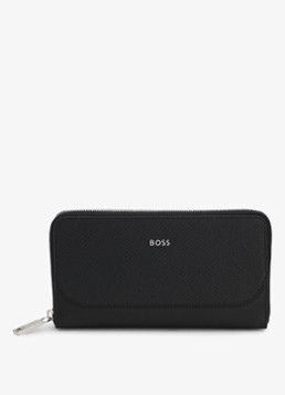 BOSS Heren Heuptas met logo en verstelbare riem in de kleur Zwart