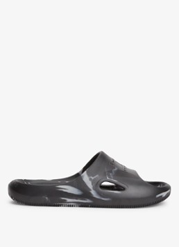 Tommy Hilfiger Heren Slipper met logo in de kleur Zwart