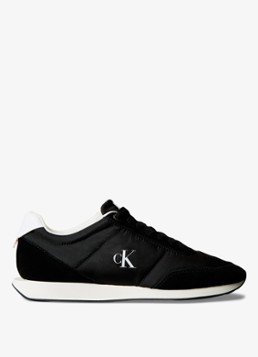 Calvin Klein Heren Sneaker met logo in de kleur Zwart