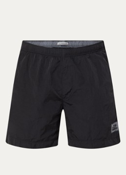 C.P. Company Heren Zwemshorts met logo en steekzakken in de kleur Zwart, maat: 48