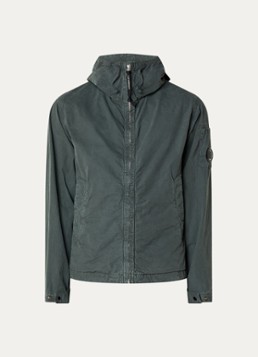 C.P. Company Heren Jack met capuchon en steekzakken in de kleur Olijfgroen, maat: XL