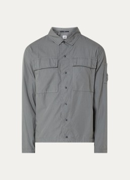 C.P. Company Heren Overshirt met borstzakken in de kleur Grijs, maat: S