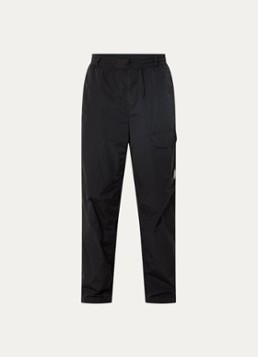 C.P. Company Heren Straight fit cargobroek met logo in de kleur Zwart, maat: 52