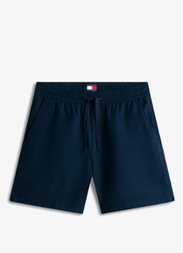 Tommy Hilfiger Heren Korte broek in katoenblend in de kleur Dark Night Navy-C1G