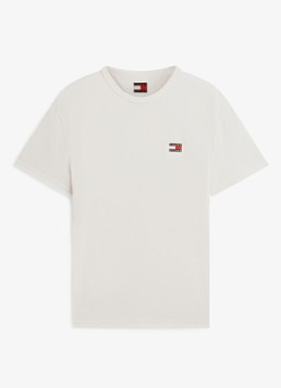 Tommy Hilfiger Heren T-shirt met logo in de kleur Calico-AEF / Beige