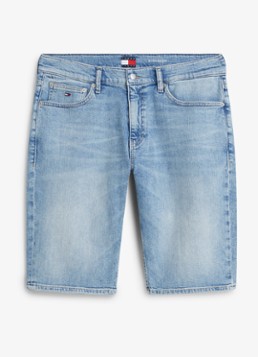 Tommy Hilfiger Heren Korte broek van denim in de kleur Denim