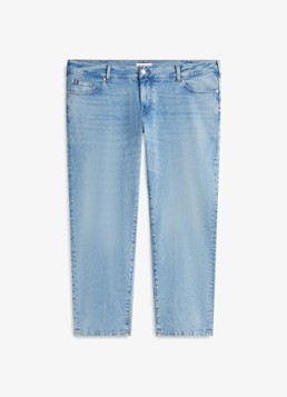 Tommy Hilfiger Heren Straight fit jeans met lichte wassing in de kleur Denim