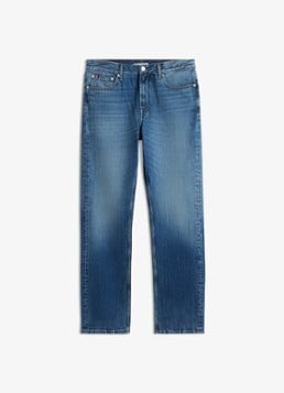 Tommy Hilfiger Heren Regular fit jeans met steekzakken in de kleur Indigo