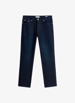 Tommy Hilfiger Heren Straight leg jeans met steekzakken in de kleur Donkerblauw