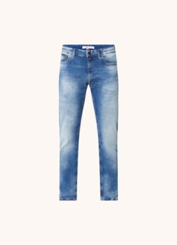 Tommy Hilfiger Heren Scanton slim fit jeans met medium wassing in de kleur Jeans