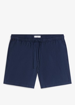 Tommy Hilfiger Heren Korte broek met logo in de kleur Donkerblauw