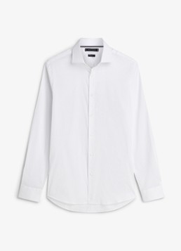 Tommy Hilfiger Heren Slim fit overhemd met button down kraag in de kleur Wit
