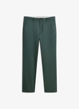 Tommy Hilfiger Heren Tapered fit pantalon met steekzakken in de kleur Riverbed Green-MT0 / Groen
