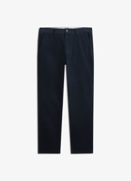 Tommy Hilfiger Heren Denton slim-straight fit chino van corduroy in de kleur Blauw