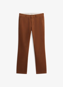 Tommy Hilfiger Heren Denton slim-straight fit chino van corduroy in de kleur Bruin