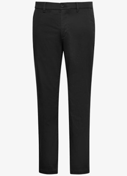 Calvin Klein Heren Slim fit chino met logo in de kleur Zwart