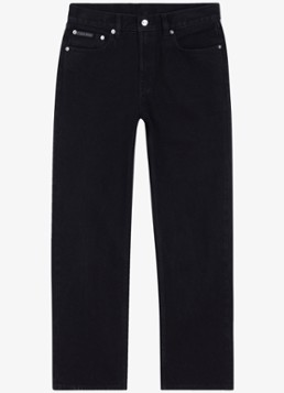 Calvin Klein Heren Straight leg jeans met steekzakken in de kleur Zwart