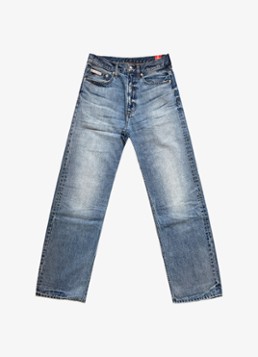 Calvin Klein Heren Straight leg jeans met steekzakken in de kleur Indigo