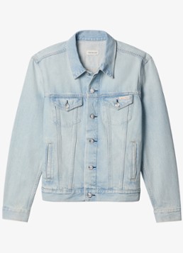 Calvin Klein Heren Spijkerjas met steekzakken in de kleur Denim