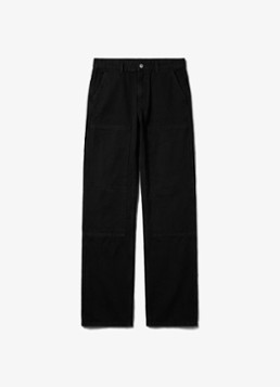 Calvin Klein Heren Straight leg carpenter jeans met gekleurde wassing in de kleur Zwart