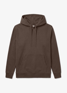 Calvin Klein Heren Hoodie met kangoeroezak in de kleur Bruin