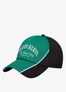 Calvin Klein Heren Pet met logoborduring in de kleur Groen