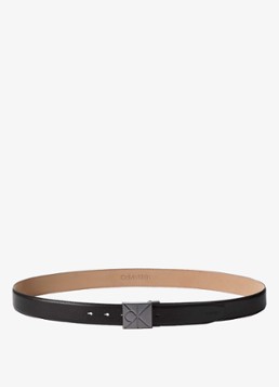 Calvin Klein Heren Riem met logo in de kleur Zwart