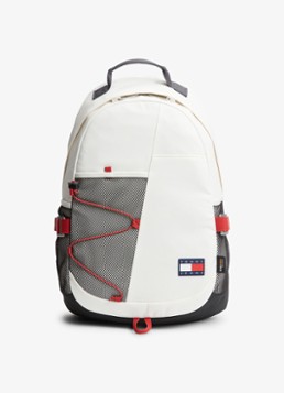 Tommy Hilfiger Heren Rugzak met logo in de kleur Wit