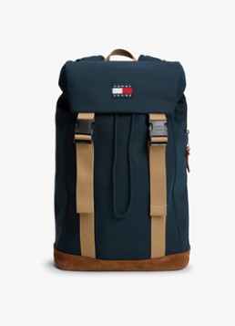 Tommy Hilfiger Heren Rugzak met logo in de kleur Donkerblauw