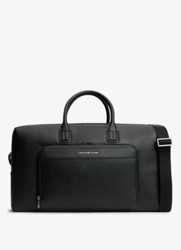 Tommy Hilfiger Weekendtas met logo Diepzwart - Deal