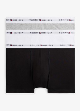 Tommy Hilfiger Heren Boxershorts met logoband in 3-pack in de kleur